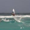 Kiter and Arjen in action on a stormy day @ Silver Rock Barbados