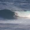 Lewis St John going barreled @ the Soupbowl Barbados