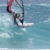 Arjen riding his Fanatic New Wave @ Seascape Beach House Barbados