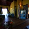 Livingroom with oceanview- & backsidepatio @ Seascape Beach House Cottage