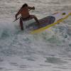 Kevin riding his new C4 9'8 Fish sup board @ South Point Barbados