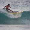 Kevin Talma sup surfing his 9'8 C4 Fish board @ South Point Barbados