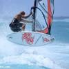 Arjen doing a backside aerial @ Seascape Beach House Barbados