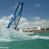 Arjen slashing @ Silver Rock de Action Beach Barbados