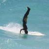 Headstand surfing @ the Barbados Watermen Festival 2008