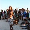 Brian Talma hosting the conch blow competition @ the Barbados Watermen Festival 2008