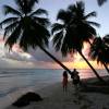 Adelimar & Sander in a South Coast sunset @ Barbados