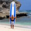 Arjen and the new Starboard SUP @ Silver Rock Beach Barbados