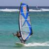 Arjen windsurfing the new sup board @ Silver Rock Barbados