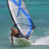 Arjen enjoying the ride @ Silver Rock Beach Barbados