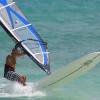 Arjen jibing the sup board @ Silver Rock Barbados