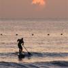 Sup sunset session @ the Westcoast of Barbados