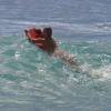 Nelianne bodyboarding on a wave @ Ocean Spray