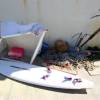 Old windsurfboard @ Conset Bay Barbados