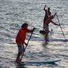 Kevin, Arjen & Brian sup @ Surfers Point Barbados