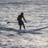 Arjen trying Brian Talma's new 11'2 sup board @ Surfer Point Barbados