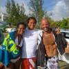 Adelimar, Kyle & Arjen @ Brian Talmas Surfshop Barbados