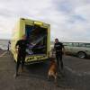 Stefan, Boy & Edwin checking the WSR action van @ da Brouwersdam