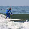 Arjen stand up paddlesurfing @ Renesse Northshore