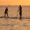 Stefan giving instructions from his sup board @ da Brouwersdam