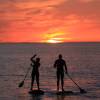 Adelimar & Arjen sup in the sunset @ da Brouwersdam