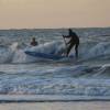 Stefan riding the sup starboard 11'2 @ Renesse 