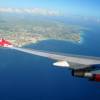 Flying along the South Coast of Barbados