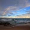 Double rainbow & full moon @ Barbados