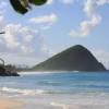 View from Little Applebay to the Belmont, the 'Arawak sacred' mountain