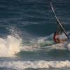 Stefan riding the waves @ Surfers Point Barbados