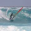 Brian Talma riding a big one @ Seascape Beach House Barbados