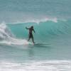 Stefan surfing his McTavish @ Freights