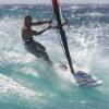 Arjen cutbacks with the Sailboards Tarifa Freewave 85 liter