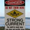 Danger! Strong currents.....