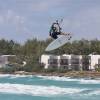 The brandnew Shinn board getting some air @ Surfers Point