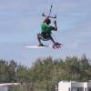 Steve still flying the brandnew Shinn Kiteboard @ the Point