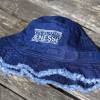 Windsurfing Renesse girls sunhat dark jeans vintage style