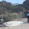 Sailboards Tarifa Custom @ the beach in Renesse