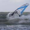 Backside aerial Sailboards Tarifa Twin Fin&Loft Lip Wave 5.2@Renesse