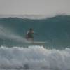 Longboarder riding a big one @ Brandon's