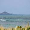 The Eclipse the world's largest private yacht from Roman Abramovich passing Silver Sands@Barbados