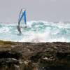 Arjen windsurfing @ the Point