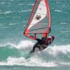 Arjen waveriding the new Sailboards Tarifa Wave 74 liter