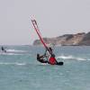 Arjen sailing the new Loftsails Switch Blade in Tarifa