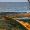 Adelimar coming back from surfing @ Seascape Beach House Barbados