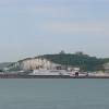 Dover Castle on top of the white cliffs