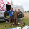 Arjen & The Tushingham Sails boys George and Chris on the South Coast of England