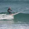 Arjen surfing the Starboard sup in Newquay