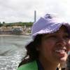 Adelmar enjoying the boatride to the St. Michaels Mount