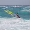 Arjen riding the 2012 Fanatic Quad 87  @ Surfers Point Barbados